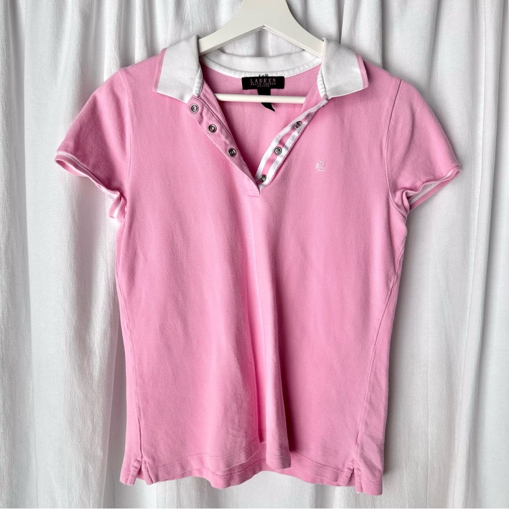 Ralph Lauren Pink Short Sleeve Polo - Picture 2 of 3